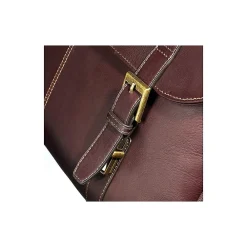 Flapover Case Double Gusset Laptop Notebook, Brown Leather(45798-1139)<Samsonite Outlet