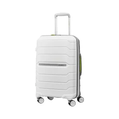 Freeform 21.25" Hardside Carry-On Suitcase, 4-Wheeled Spinner, TSA Checkpoint Friendly, White/Gray (78255-4744)<Samsonite Online
