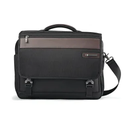 Kombi Laptop Briefcase, Brown/Black Nylon (92314-1051)<Samsonite Online