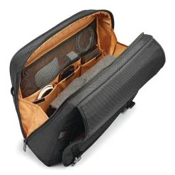 Kombi Laptop Briefcase, Brown/Black Nylon (92314-1051)<Samsonite Online