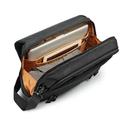 Kombi Laptop Briefcase, Brown/Black Nylon (92314-1051)<Samsonite Online