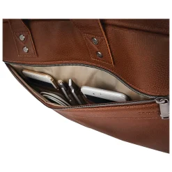 Leather Briefcase, Laptop Compatible, Cognac (126038-1221)<Samsonite Online