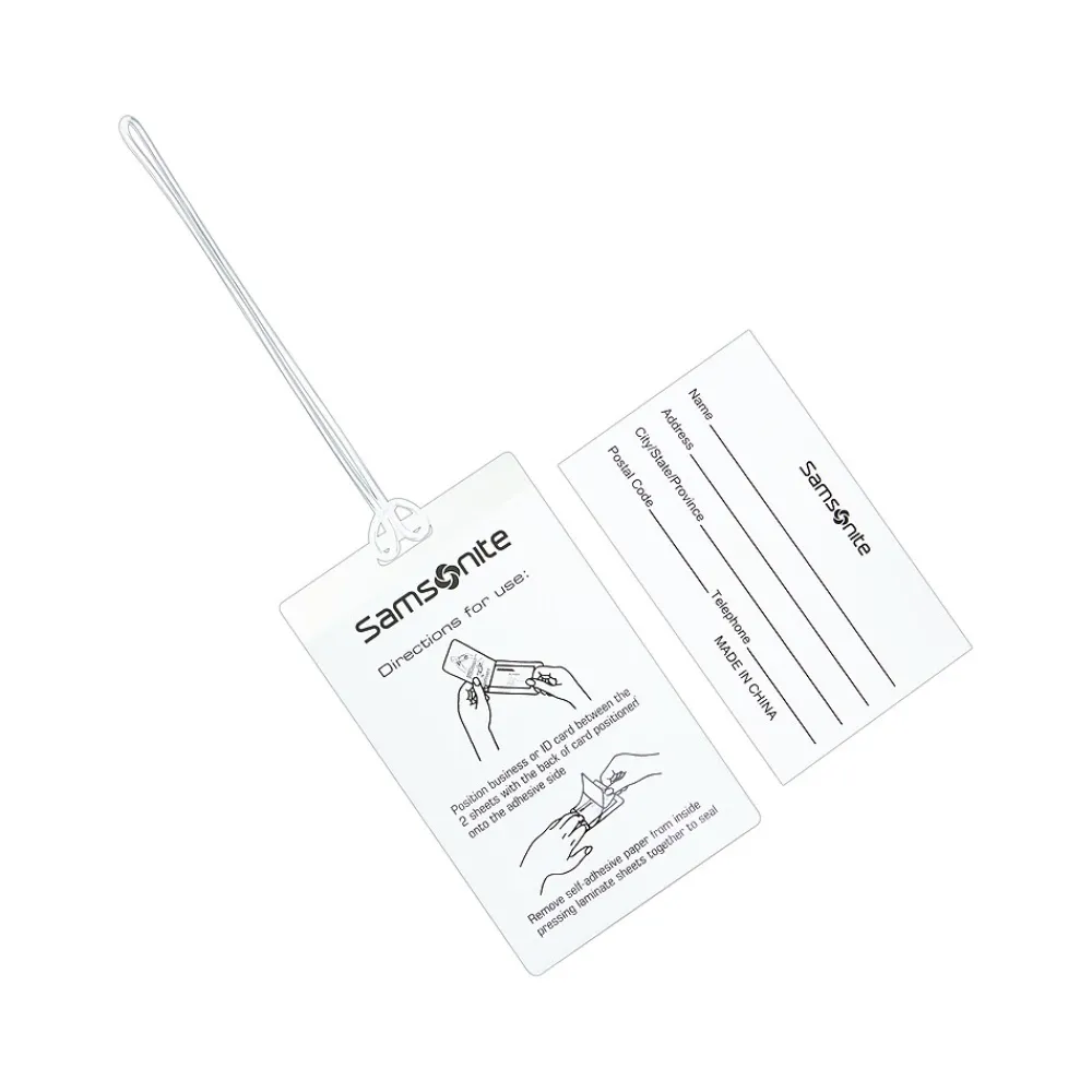 Luggage Tag, Clear (91831-1212)<Samsonite