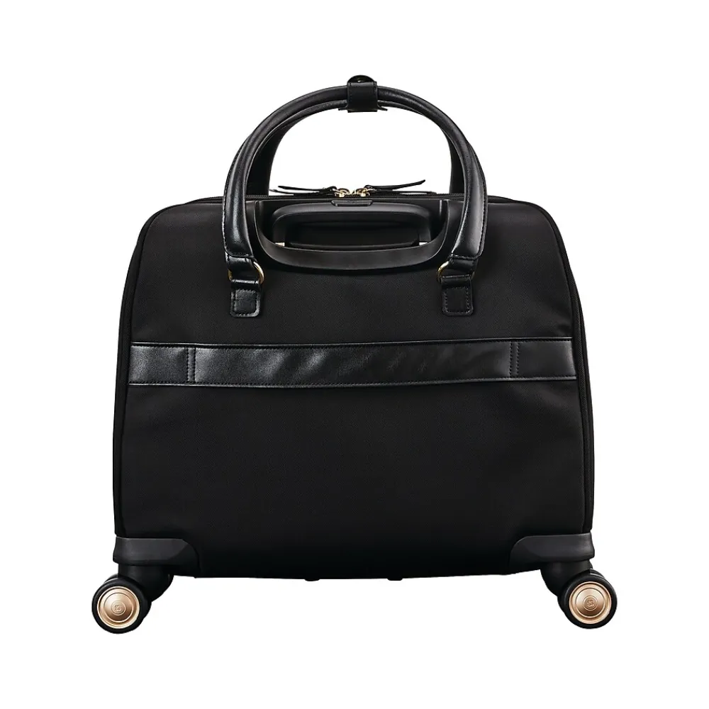 Mobile Solution Laptop Rolling Briefcase, Black Nylon (128167-1041)<Samsonite Hot