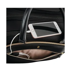 Mobile Solution Laptop Rolling Briefcase, Black Nylon (128167-1041)<Samsonite Hot