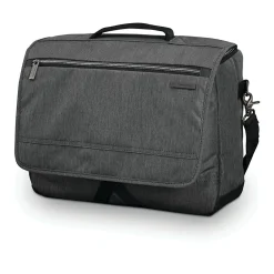 Modern Utility Messenger Bag, Charcoal Heather, Ripstop Polyester (89579-5794)<Samsonite Hot