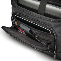 Modern Utility Messenger Bag, Charcoal Heather, Ripstop Polyester (89579-5794)<Samsonite Hot