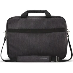 Modern Utility Polyester Laptop Briefcase, Charcoal (126442-5794)<Samsonite New