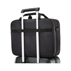 Modern Utility Polyester Laptop Briefcase, Charcoal (126442-5794)<Samsonite New