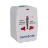 Samsonite 1-Outlet In Wall Adapter, White (91835-1908)