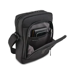 Polyester Cross-Body Messenger Bag, Black (147176-1041)<Samsonite Outlet