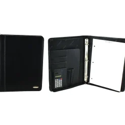 Vinyl Padfolio with Zipper Closure, Black (7201)<Samsonite Discount