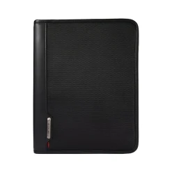 Xenon Business Polyester Padfolio with Zipper Closure, Black (116466-1041)<Samsonite Clearance