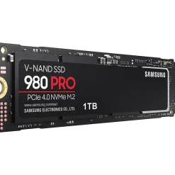 New Samsung 980 PRO 1TB M.2 PCI Express 4.0 Internal Solid-State Drive, V-NAND (MZ-V8P1T0B/AM)