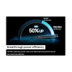Discount Samsung 990 PRO 1TB M.2 PCI Express 4.0 Internal Solid State Drive, V-NAND (MZ-V9P1T0B/AM)