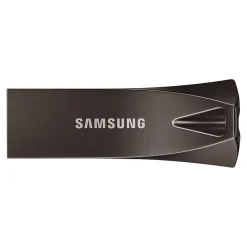 Sale Samsung BAR Plus 64GB USB 3.1 Type A Flash Drive, Titan Gray (MUF-64BE4/AM)