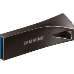 Hot Samsung BAR Plus 128GB USB 3.1 Type A Flash Drive, Titan Gray (MUF-128BE4/AM)