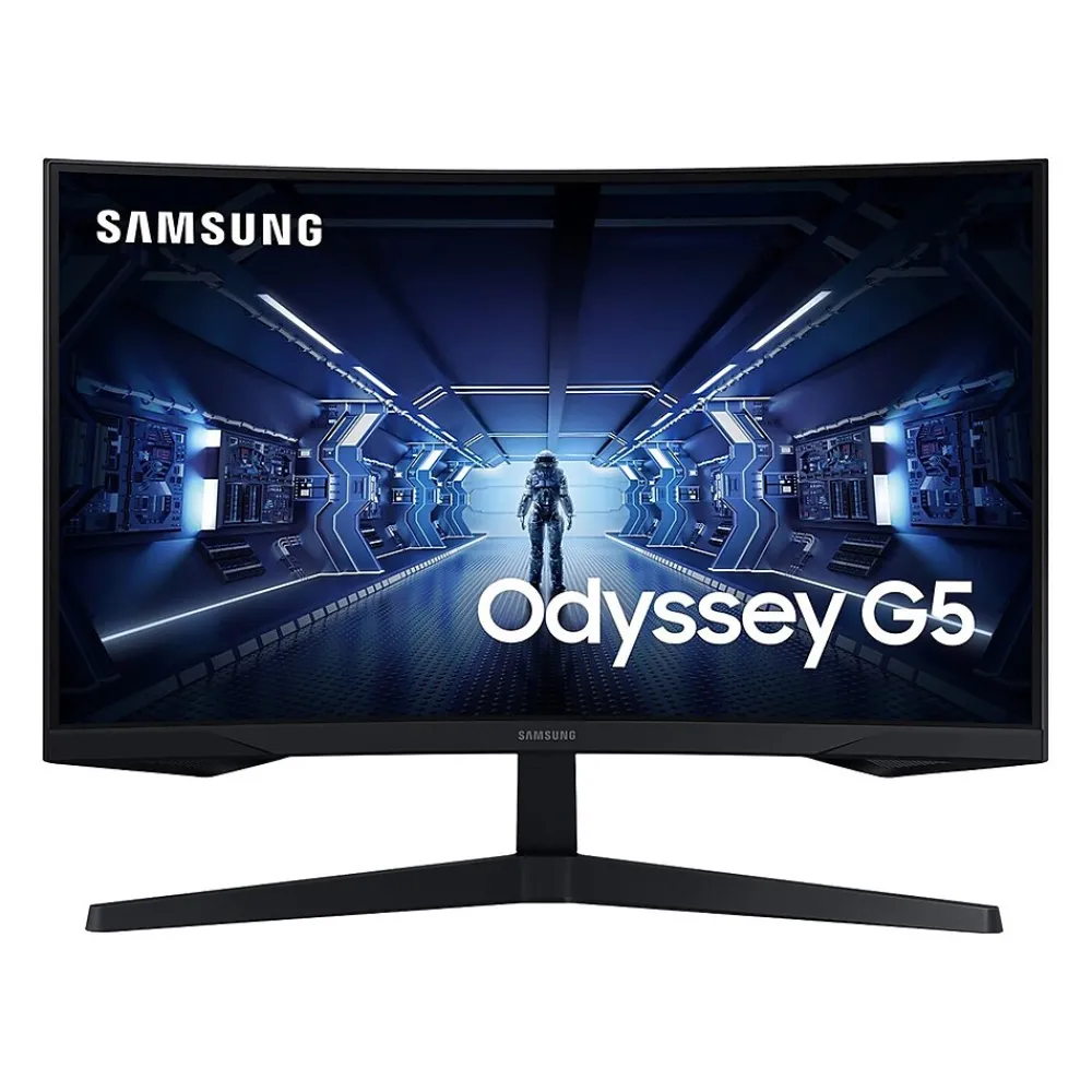 New Samsung Odyssey G5 34" Curved LED Monitor, Black (LC34G55TWWNXZA)