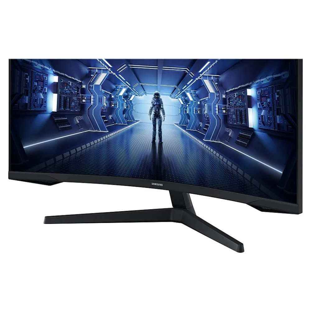 New Samsung Odyssey G5 34" Curved LED Monitor, Black (LC34G55TWWNXZA)