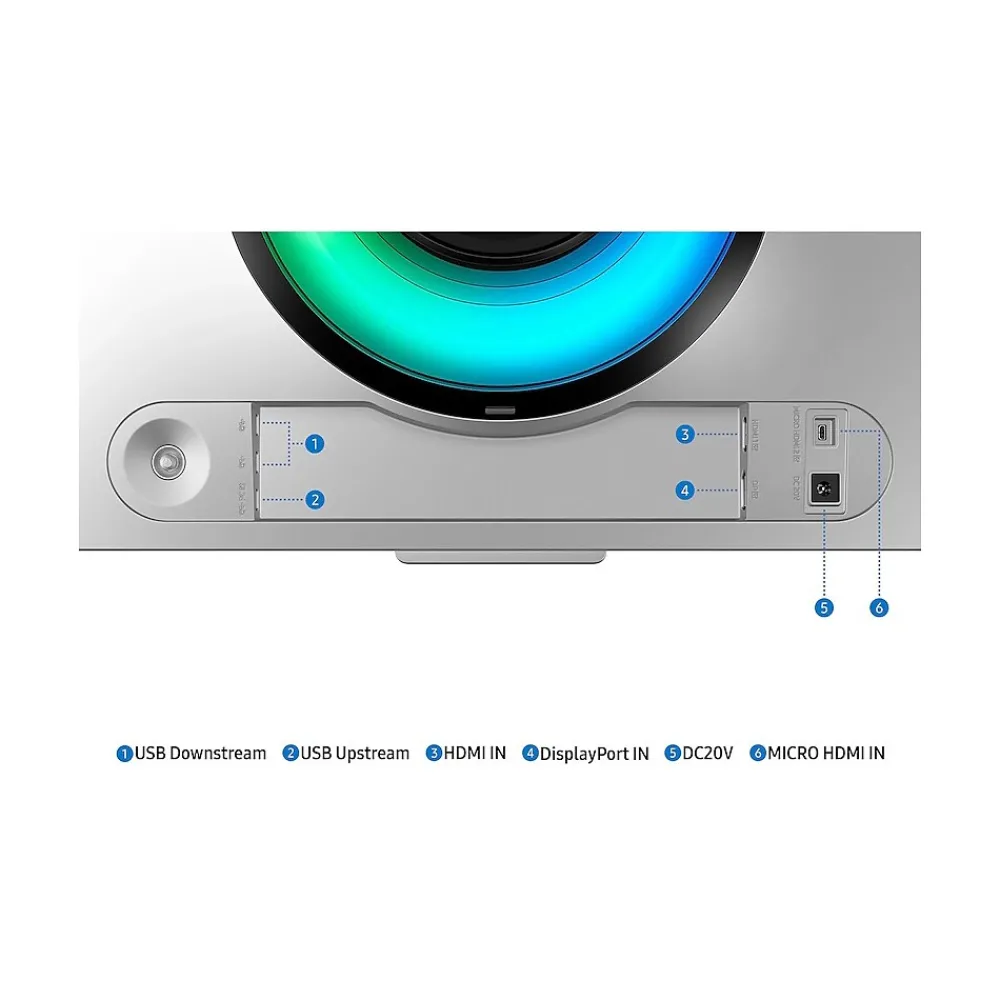 Sale Samsung Odyssey G9 49" Curved 240Hz OLED Gaming Monitor, Silver (LS49CG954SNXZA)