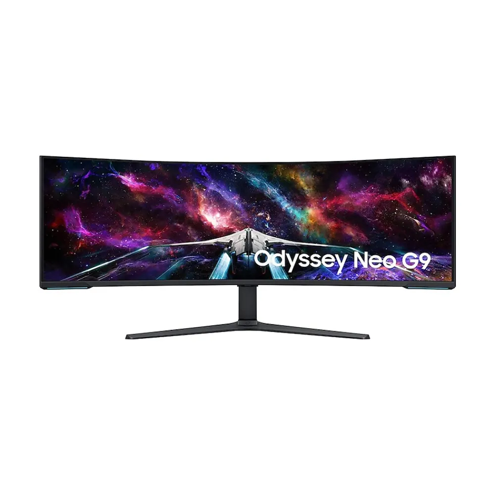 Clearance Samsung Odyssey Neo G9 57" Curved 4K Ultra HD 240Hz QLED Gaming Monitor, Black/White (LS57CG952NNXZA)