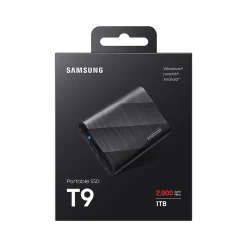 Discount Samsung Portable T9 1TB USB 3.2 External Solid State Drive (MU-PG1T0B/AM)