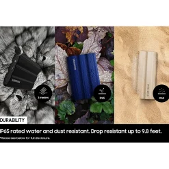 Hot Samsung T7 Shield 1TB USB 3.2 External Solid-State Drive (MU-PE1T0S/AM)