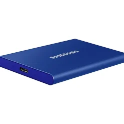 Clearance Samsung T7 2TB USB 3.2 Portable Solid State Drive, Blue (MU-PC2T0H/AM)