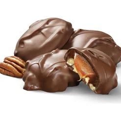 Sanders Small Batch Wonders Snack-Size Pecan Caramel Milk Chocolate Clusters, 24 oz., 48 Pieces/Box (27160)