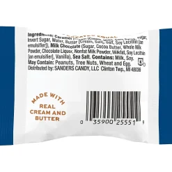 Sanders Small Batch Wonders Snack-Size Sea Salt Milk Chocolate Caramels, 24 oz., 48 Pieces/Box (27163)