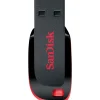 Clearance SanDisk Cruzer Blade 128GB USB 2.0 Type A Flash Drive, Black/Red (SDCZ50-128G-A46)