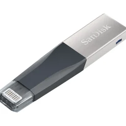 New SanDisk iXpand Mini 16GB Flash Drive For iPhone, Black (SDIX40N-016G-GN6NN)