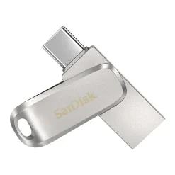 Hot SanDisk Ultra Dual Luxe 32GB USB 3.1 Type-C Flash Drive, Silver (SDDDC4-032G-A46)