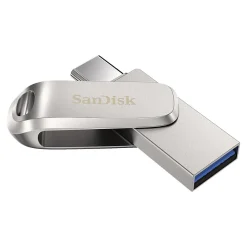 Hot SanDisk Ultra Dual Luxe 32GB USB 3.1 Type-C Flash Drive, Silver (SDDDC4-032G-A46)