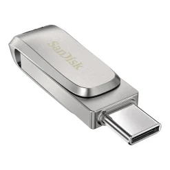 Outlet SanDisk Ultra Dual Luxe 64GB USB 3.1 Type-C Flash Drive, Silver (SDDDC4-064G-A46)