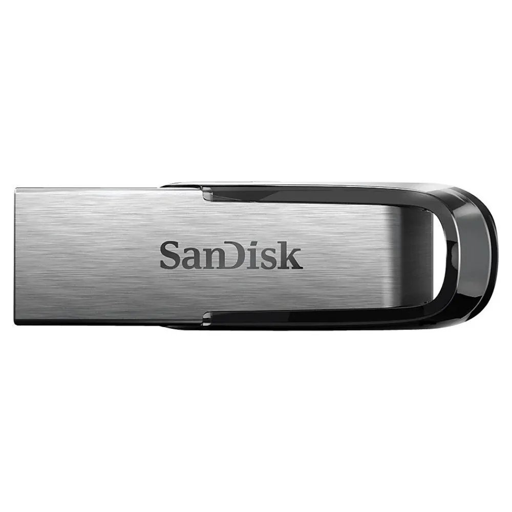 Hot SanDisk Ultra Flair 128GB USB 3.0 Type A Flash Drive, Silver (SDCZ73-128G-A46)