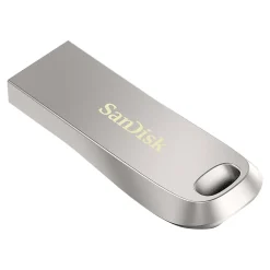 Clearance SanDisk Ultra Luxe 128GB USB 3.1 Type A Flash Drive, Silver (SDCZ74-128G-A46)