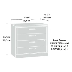 File Cabinets*Sauder Aspen Post 2-Drawer Lateral File Cabinet, Letter/Legal Size, Lockable, 30