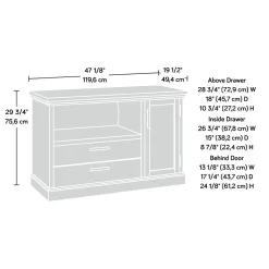 File Cabinets*Sauder Aspen Post File Credenza, Letter/Legal Size, Prime Oak (427020)