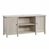 Storage Cabinets*Sauder Costa 30"H Storage Credenza with 3 Shelves, Chalked Chestnut (419959)