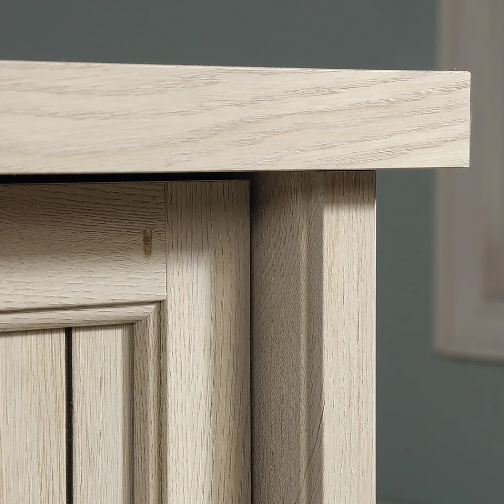 Corner Desks*Sauder Costa 65"W Executive Desk, Chalked Chestnut (419954)