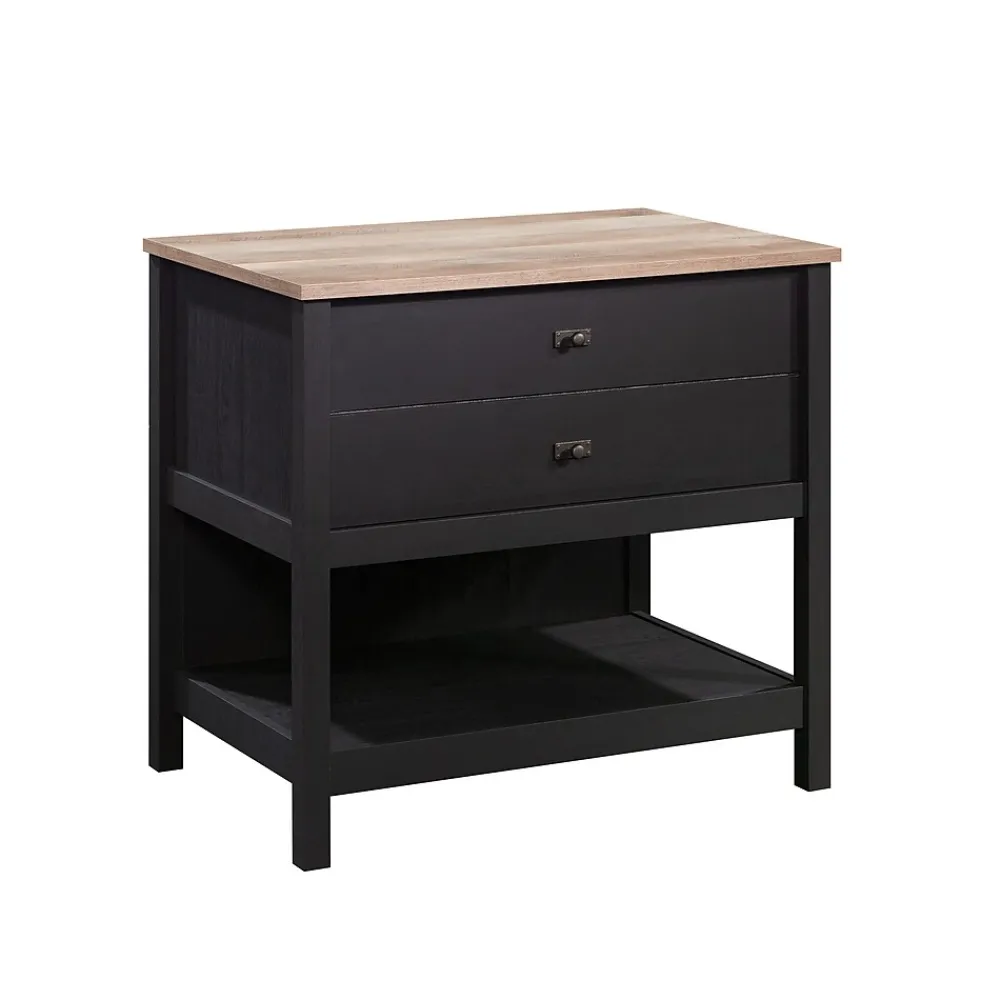 File Cabinets*Sauder Cottage Road Lateral File Cabinet, Letter/Legal Size, 30"H x 32"W x 22"D, Raven Oak (431263)