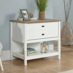 File Cabinets*Sauder Cottage Road Lateral File Cabinet, Letter/Legal Size, 30"H x 32"W x 22"D, Soft White (427307)