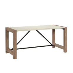 Computer Desks*Sauder Dixon City 66"W Executive Business Desk, Brushed Oak (432892)