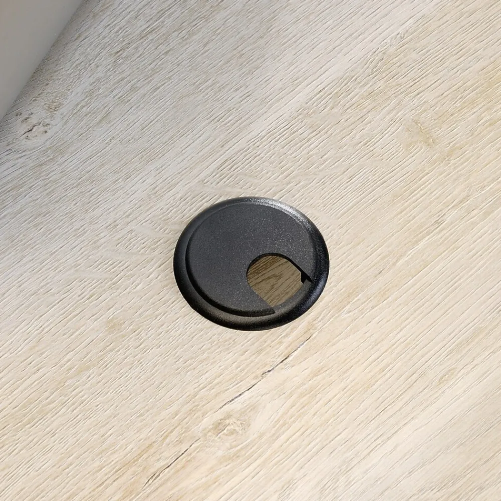 Corner Desks*Sauder Edge Water Executive Desk, Chalked Chestnut (418795)