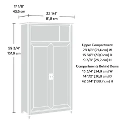 Storage Cabinets*Sauder Edge Water 60