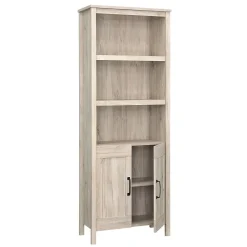 Bookcases*Sauder Select 72"H 5-Shelf Bookcase, Chalk Oak (434879)