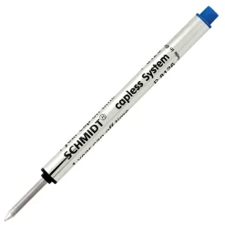 Pens|Schmidt Ink Schmidt 8126 Rollerball Short Capless Refill, Fine, Blue, 2 Pack (SC58120)