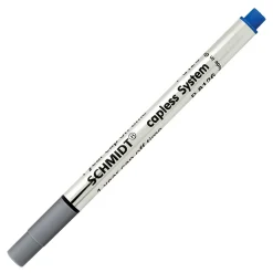 Pens|Schmidt Ink Schmidt 8126 Rollerball Short Capless Refill, Fine, Blue, 2 Pack (SC58120)