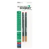 Pens|Schmidt Ink Schmidt 888 Safety Ceramic Rollerball Plastic Tube Refill, Fits Universal Pens, Fine, Red, 2 Pack (SC58110)